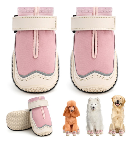 Hcpet Botas Para Perros Zapatos Transpirables Para Pavimento