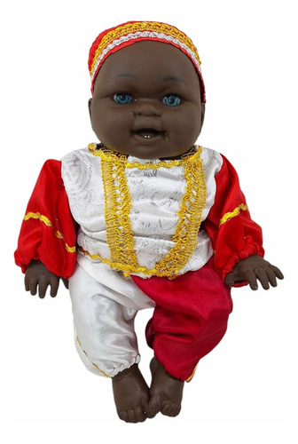 Muñeco De Shango Orisha 30 Cm - Dios Del Trueno Y Guerra
