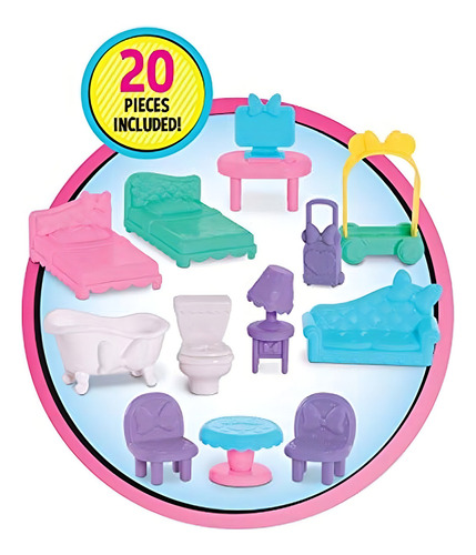 Minnie Mouse Bow-tel Hotel, Juego De 2 Lados Con Luces, Soni