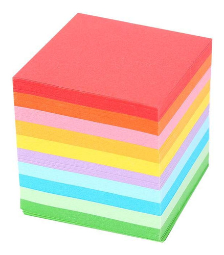 Kit Origami 520 Pieza Papel 10 Color Colorido Duradero Para