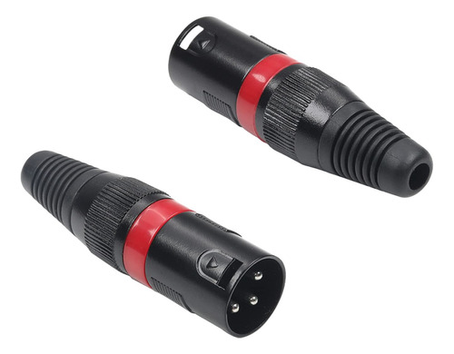 Fielect Xlr Macho Conector Adaptador De Micrfono Cable Conec