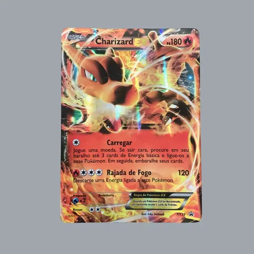 Card Pokémon - Charizard Ex Promo Xy29 Hp/dmg Original Copag
