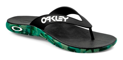 Imagem 1 de 4 de Chinelo Oakley Rest Mark Ii Camo Jet Black