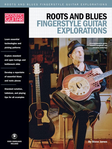 Libro: Roots & Blues Fingerstyle Guitar Explorations: Acoust