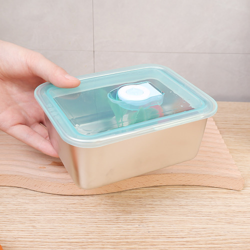 Contenedor De Almacenamiento De Alimentos De Acero Inoxidabl