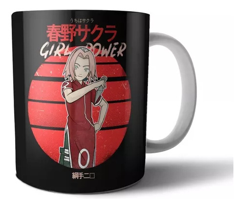 Taza De Cerámica - Naruto Sakura Gril Power