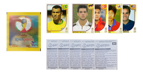 Laminas Album Futbol Mundial Korea Japon 2002 Panini