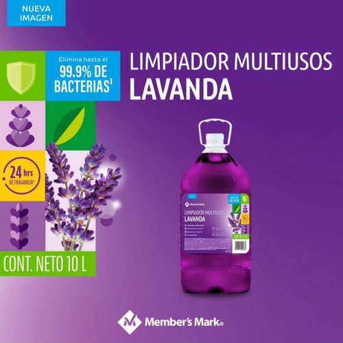 Limpiador Multiusos Member's Mark Aroma Lavanda 10 Lts