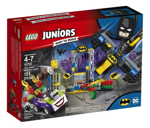 Todobloques Lego 10753 Juniors Ataque De Joker A Baticueva