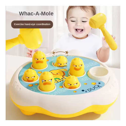 Np Juguete De Mano For Niños Whack-a-mole, Juegos