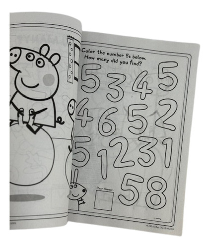 Libro Para Colorear Peppa Pig Imágenes Divertidas