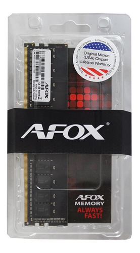 Imagem 3 de 3 de Memoria Pc Ddr4 16gb 2400mhz Afox