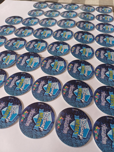 Coleção Completa Tazos Disney Heroes E Villanos (Usado)