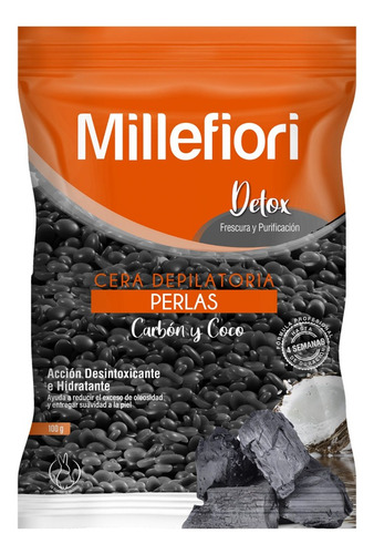 Cera Depilatoria Millefiori En Perlas Detox 100g 