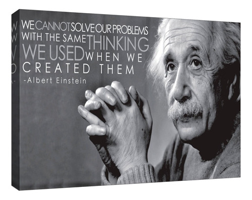 Cuadro Decorativo Canvas Moderno Albert Einstein Crazy Color Albert Einstein Thinking We Used Armazón Natural