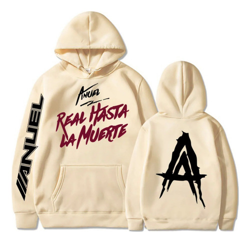 Nueva Sudadera Con Capucha Estampada Anuel Aa