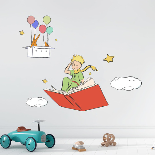 The Little Prince Book Cloud - Decoracion De Pared Para Nino