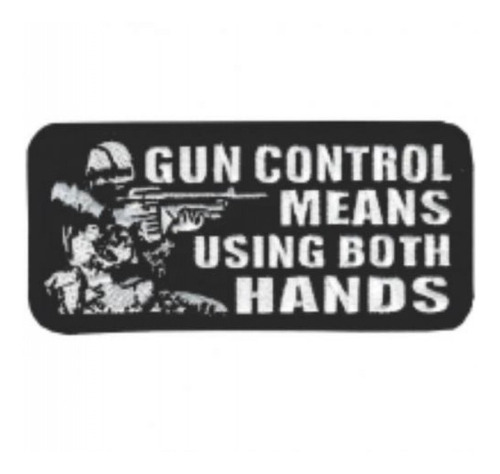 Bordado Termocolante Gun Control Means