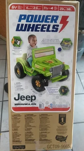 Montable El ctrico Jeep Wrangler 6 Volts Power Wheels Env o gratis