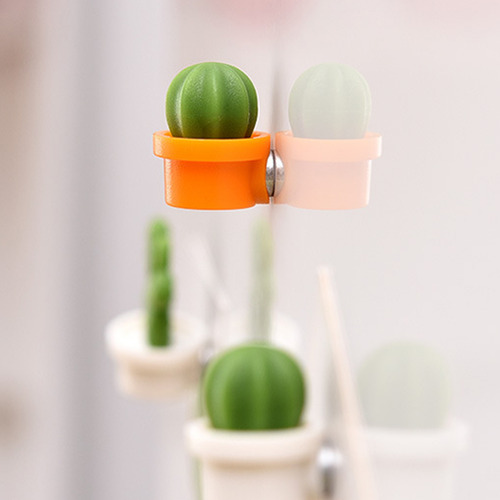 12 Pegatinas Para Nevera Con Forma De Cactus Creative Refrig