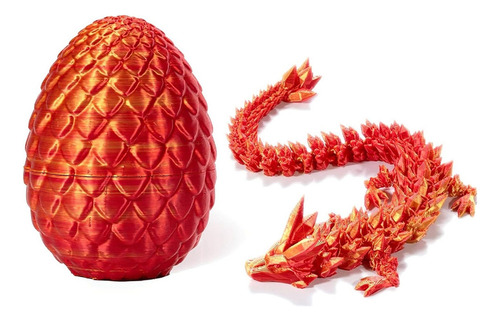 Dragón En Huevo Impreso En 3d, Dragon Crystal Dr Totalmente