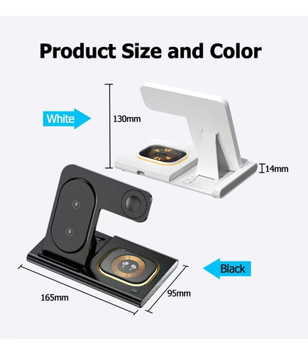 Cables And Adapters, 3-in-1 Wireless Charging