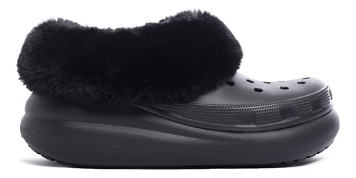 Zuecos Crocs Furever Crush Unisex Moda Negro