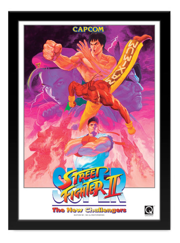 Quadro Super Street Fighter 2 New Challengers Ryu Capcom A3