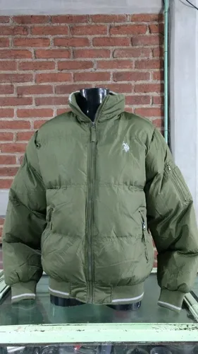 Chamarra De Caballero U.s.polo. Assn.original Color Verde M
