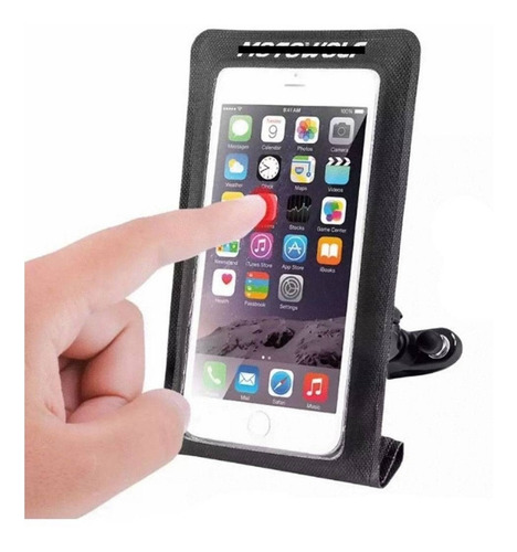 Imagen 2 de 10 de Soporte Portacelular Impermeable Motocicleta Base Celular