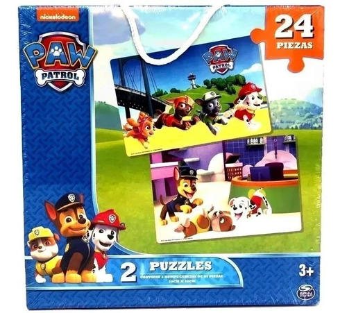 Paw Patrol Rompecabezas 24 Piezas X 2 Unidades