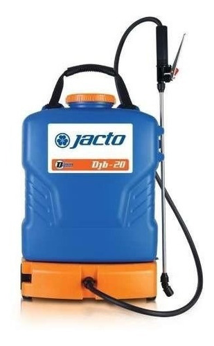 Pulverizador Fumigadora Aspersora Djb Jacto 20 L Batería Color Azul