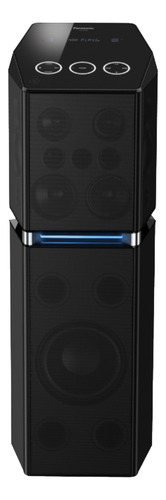 Mini componente preto Panasonic SC-UA70 com potência Bluetooth 1700W - 127/220V