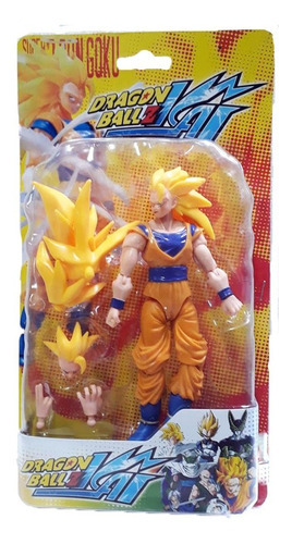 Dragon Ball Muñecos Articulados Piezas Intercambiables 20cm