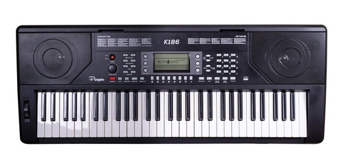 Teclado Parquer K186bk 61 Teclas Sent 5/8 Pitch +fuente