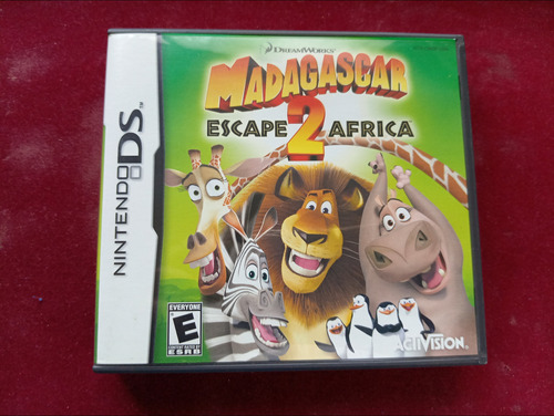 Madagascar Escape 2 Africa ( Nintendo 3ds Ds ) 10v   \(^o^)/