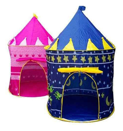 Carpa Castillo Casita Armable Niños Niñas Azul Rosado Envios