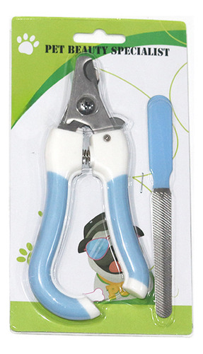 Juego De Cortaúñas Para Mascotas Paper Card Curling Blue Tru