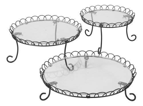 Soporte De 3 Niveles 13'' Para Postres Wilton Con Base En
