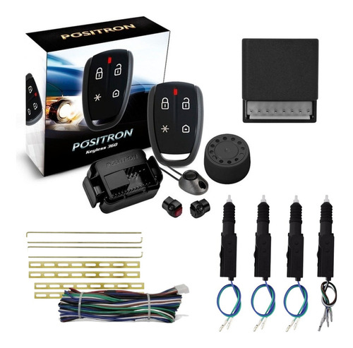 Alarme Positron Kl360 Keyless Universal + Kit Trava Elétrica