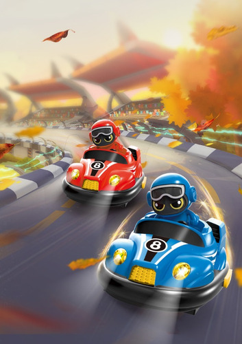 Carros Control Remoto Coche Kart De Doble Batalla Regalos Rc