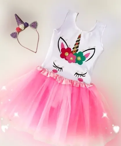 Roupas de hotsell unicornio para festa