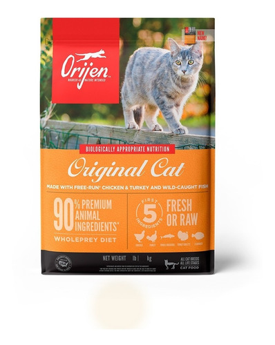 Orijen Original Cat Alimento Para Gatos Bolsa De 5,45 Kg