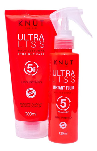 Kit Ultraliss - Creme Liso Intenso 5 Min+spray Fluid