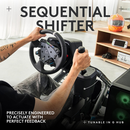 Shifter & Handbrake Logitech G Rs Com Comutação De Modo Fáci