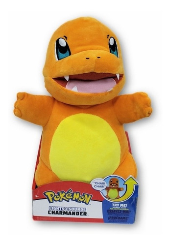 Peluche Charmander Pokemon Con Luces Y Sonidos Original