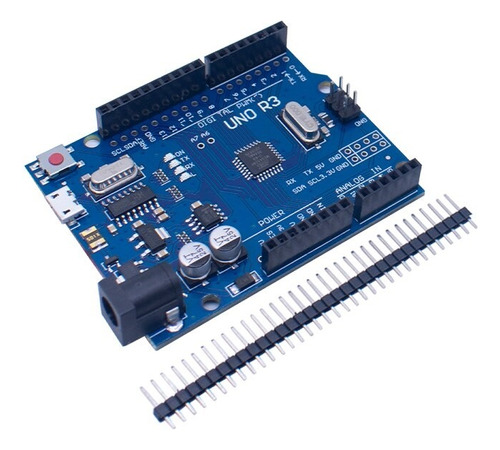 Imagen 1 de 1 de Uno Board R3 Atmega328p-au. C/ Arduino Micro Usb 