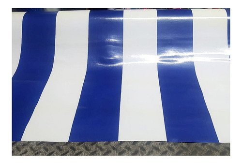 Lona Rayada Varios Colores 1.40mx6.00m Charolona Resistente