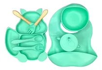 Comprar Set De Alimentación Para Bebe 9 Platos De Silicona Niños