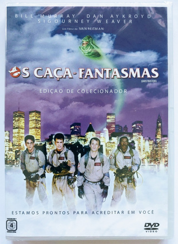 Dvd Os Caça Fantasmas - 4 Filmes Lacrados E Originais.
